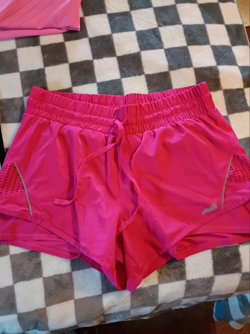 Avia Women’s Hot Pink Athletic Drawstring Shorts